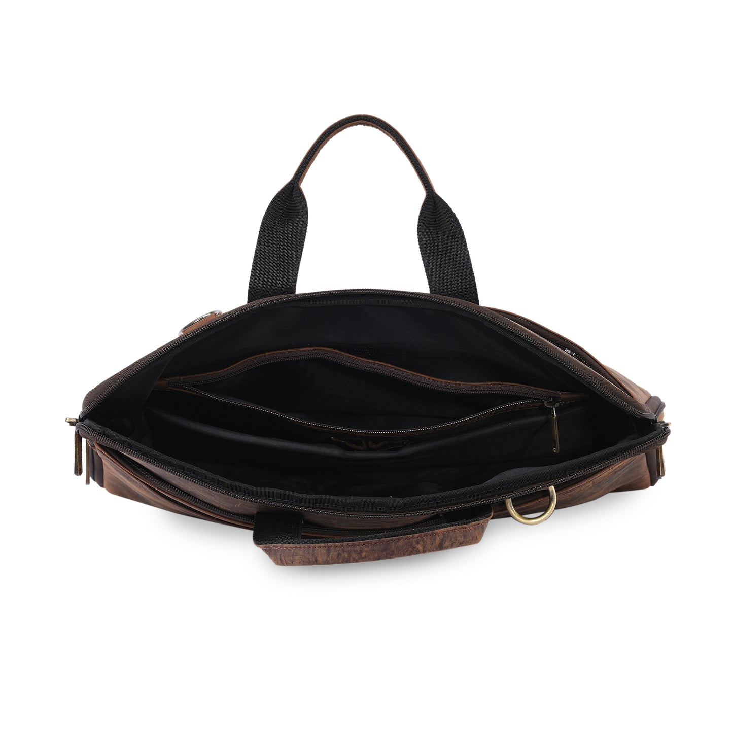 MARFIT Hunter Leather Laptop Bag for Men – Vintage Brown Genuine Leather
