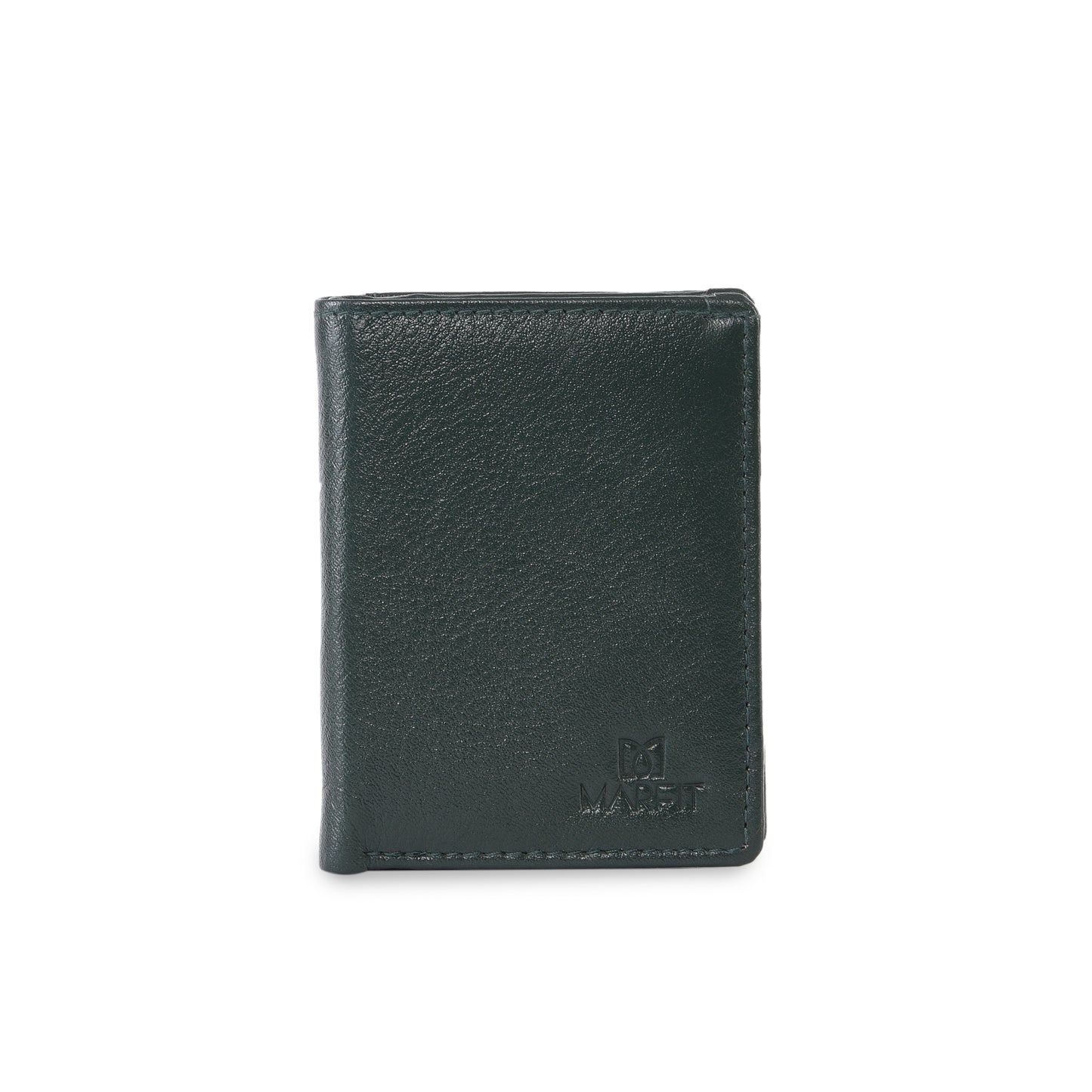 MARFIT Genuine Leather Small Card Holder Wallet for Men – Compact Bi-Fold Mini Wallet with Multiple Card Slots