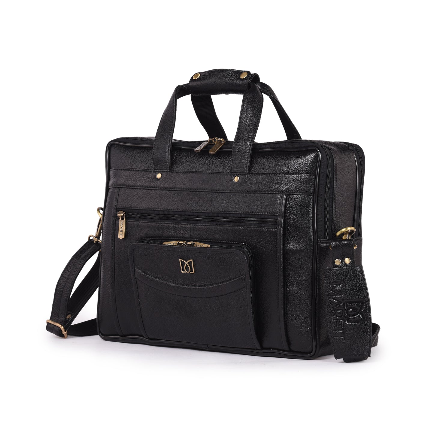 MARFIT Leather Laptop Messenger Bag for Men MB2155019