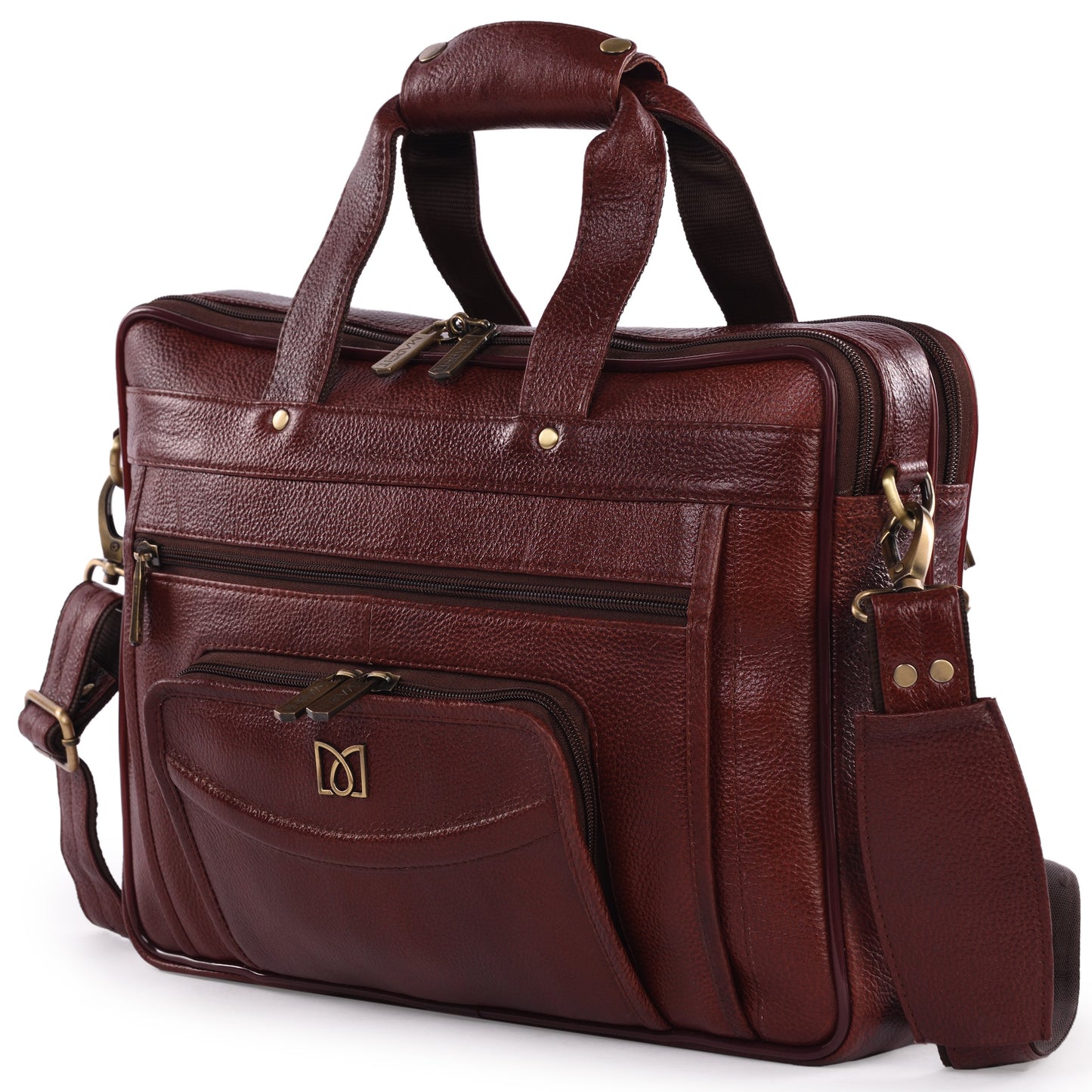 MARFIT Leather Laptop Messenger Bag for Men MB2155019