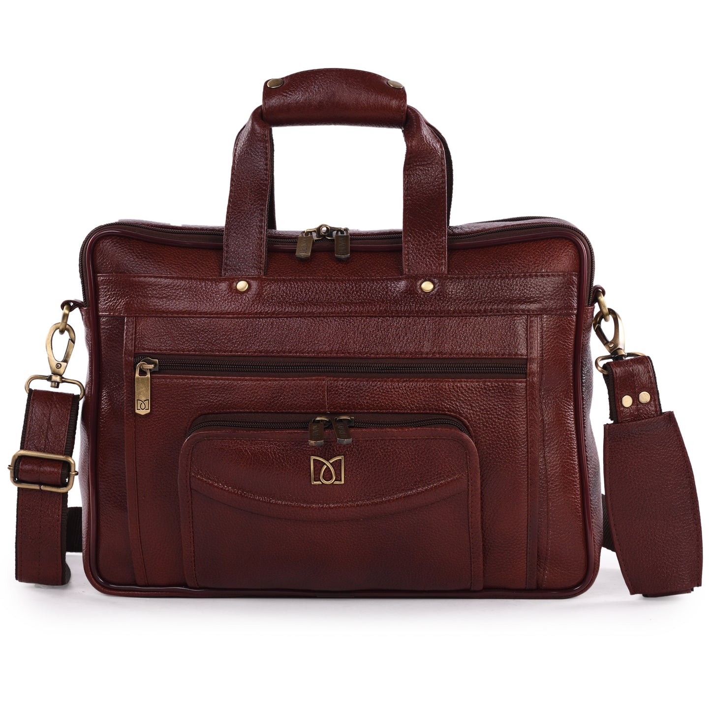 MARFIT Leather Laptop Messenger Bag for Men MB2155019