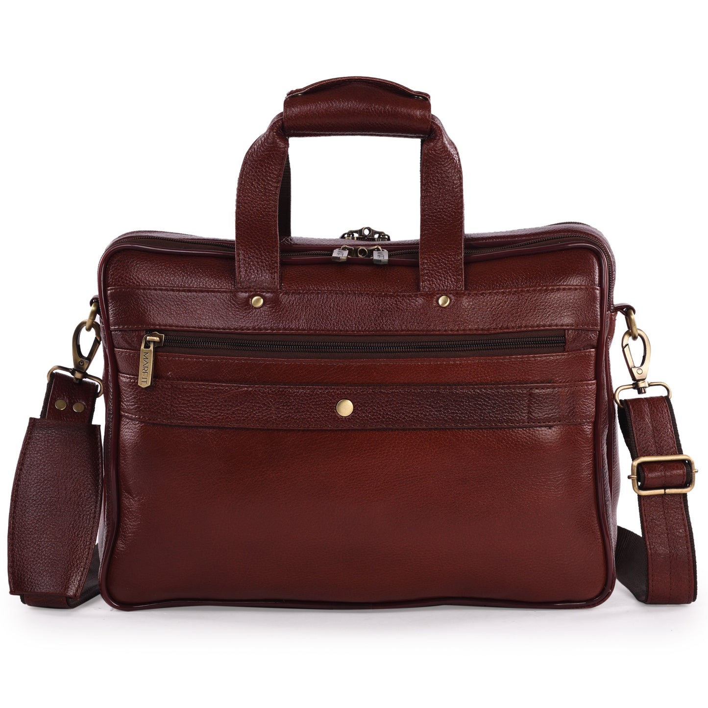 MARFIT Leather Laptop Messenger Bag for Men MB2155019