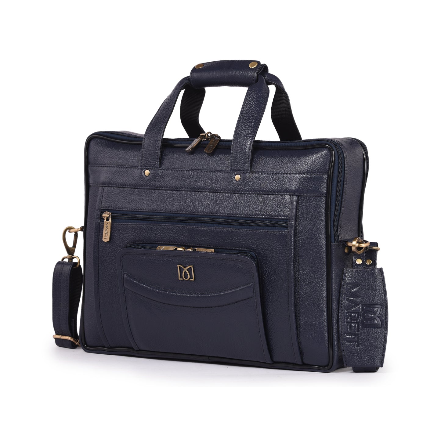 MARFIT Leather Laptop Messenger Bag for Men MB2155019