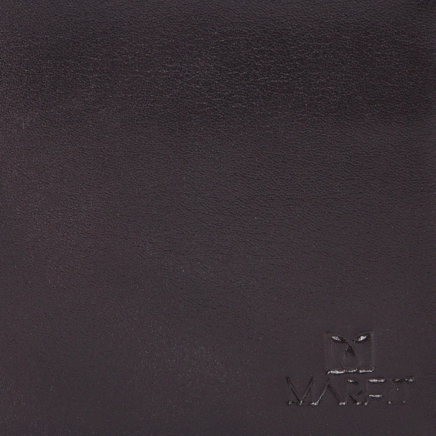 MARFIT Brown Genuine Leather Bifold Wallet – Classic Plain Design with Coin Pocket