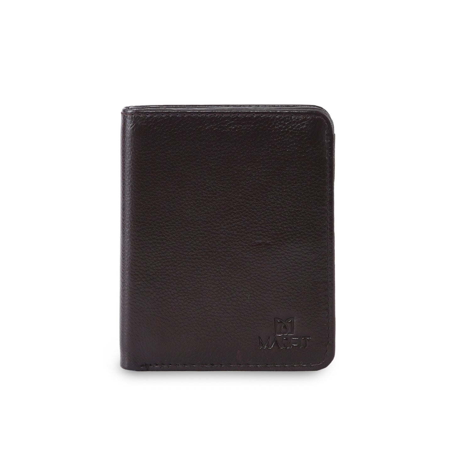 MARFIT Brown Genuine Leather Notecase Wallet for Men – Slim Leather Wallet with Multiple Card Slots