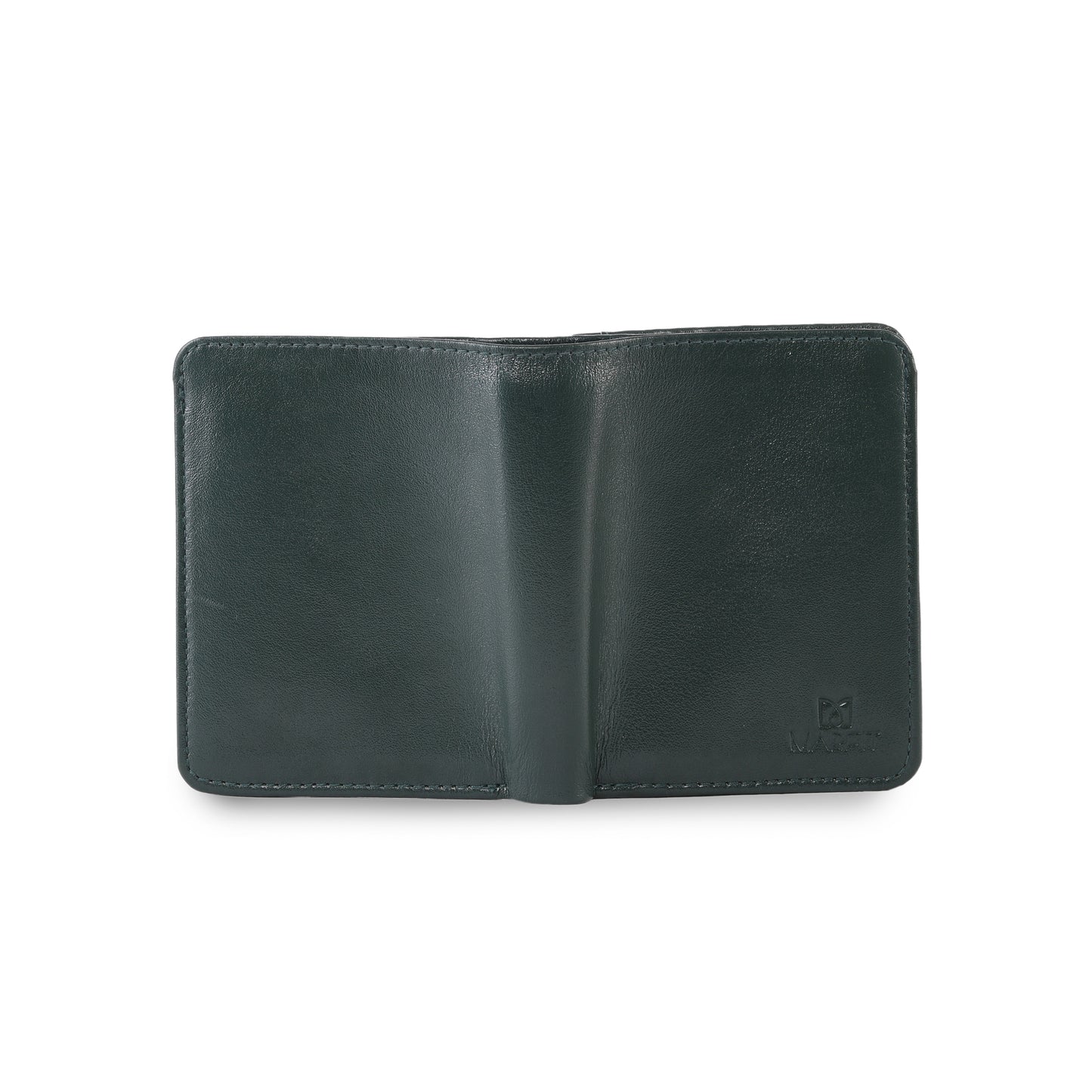 MARFIT Green Genuine Leather Notecase Wallet for Men – Slim Leather Wallet with Multiple Card Slots