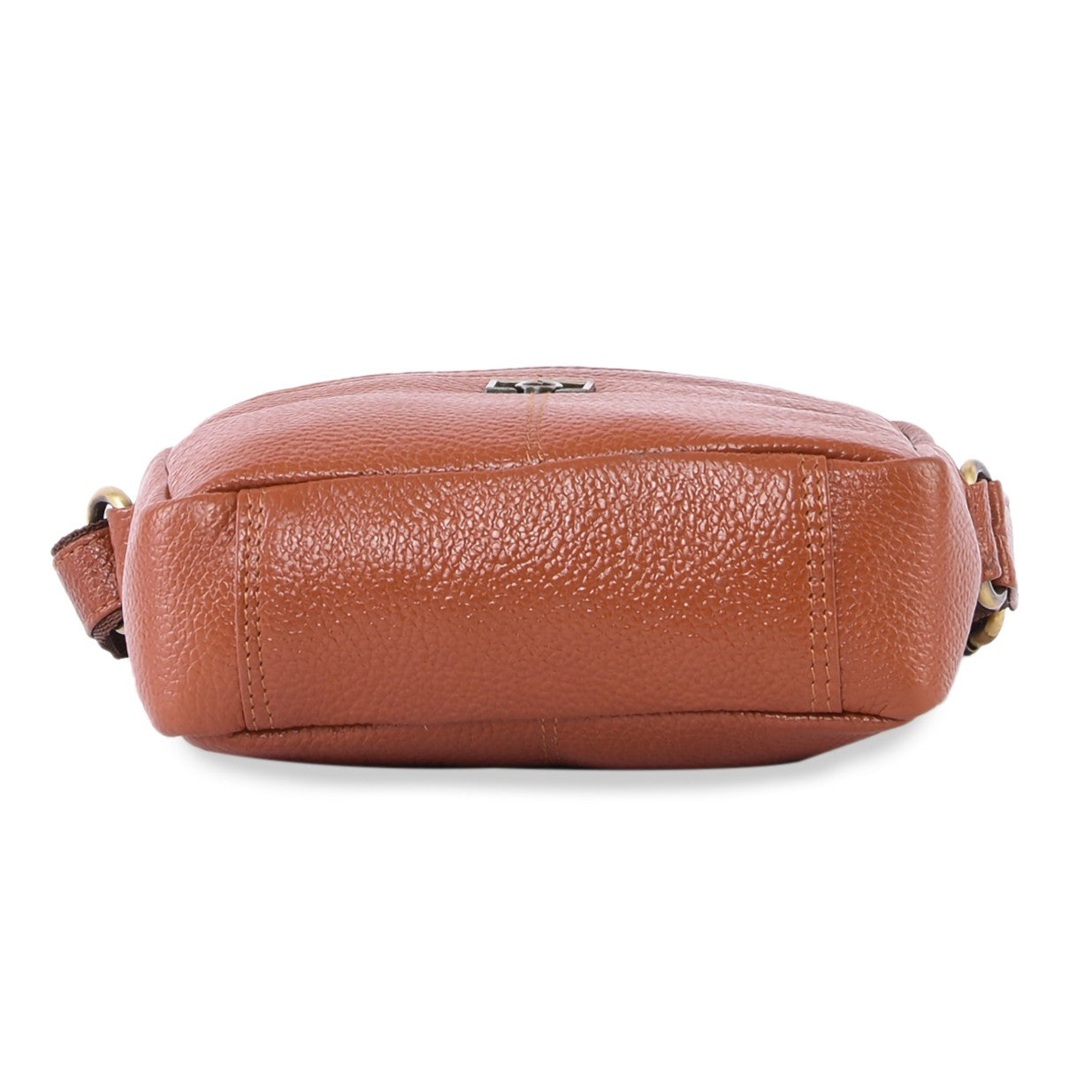 MARFIT Genuine Leather Sling Bag for Men | Premium Crossbody Messenger Bag with Multiple Zip Pockets | Tan | SB1893002TAN