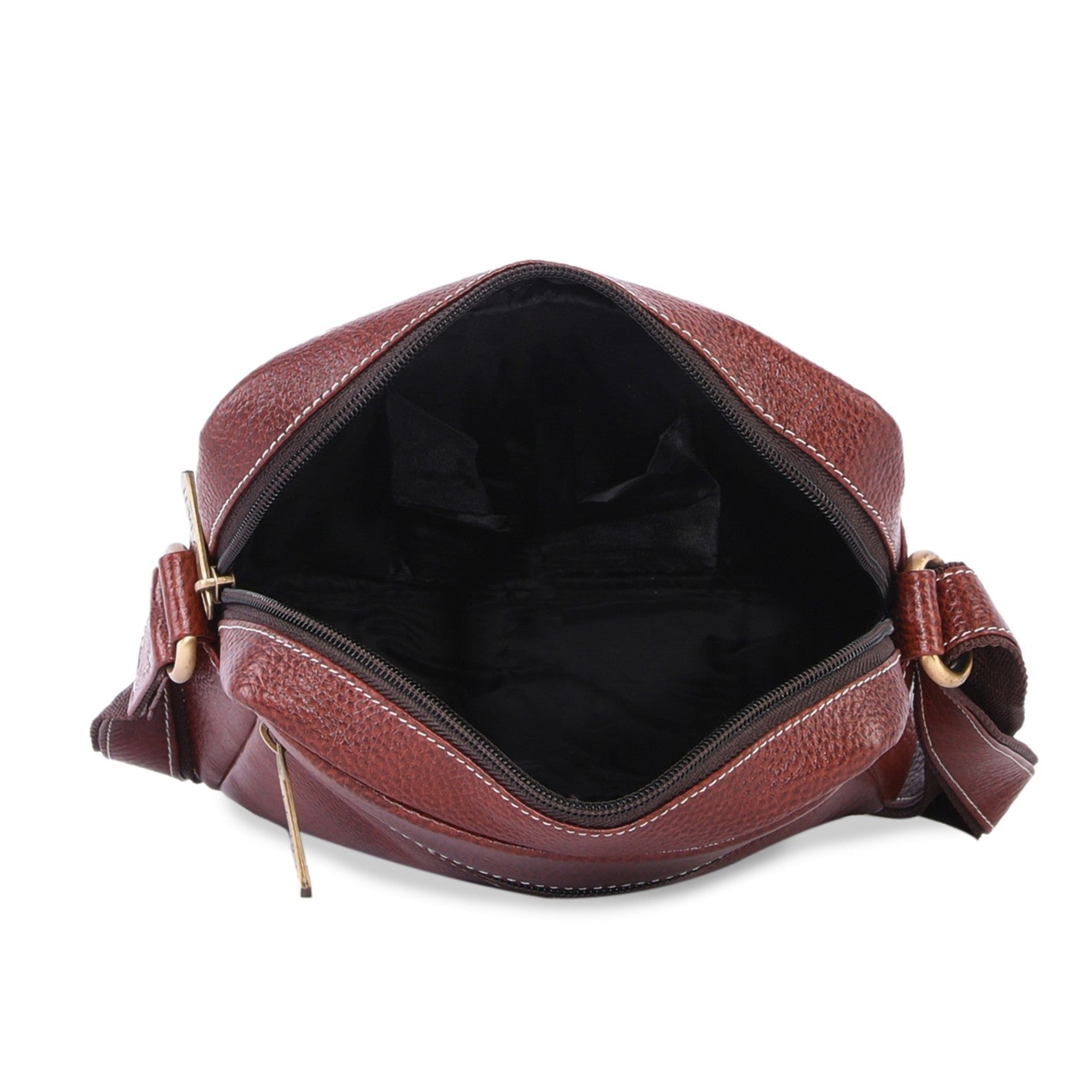 MARFIT Genuine Leather Crossbody Sling Bag for Men | Premium Leather Everyday Travel Bag | Brown