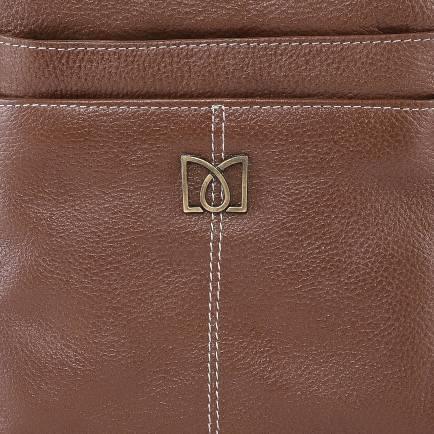 MARFIT Genuine Leather Sling Bag for Men | Crossbody Messenger Bag with Multiple Zip Pockets | Desert Brown | SB1893002DESBRN