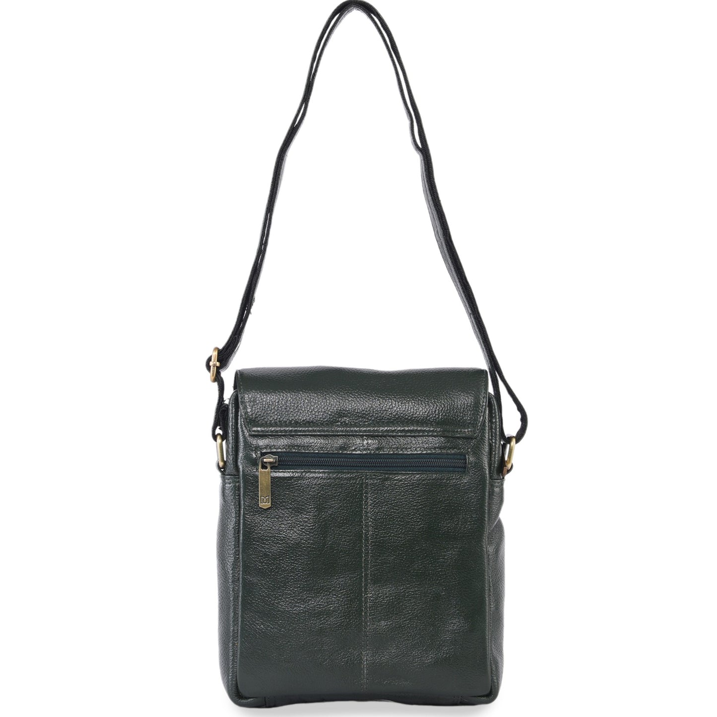 MARFIT Genuine Green Leather Crossbody Sling Bag for Men & Women