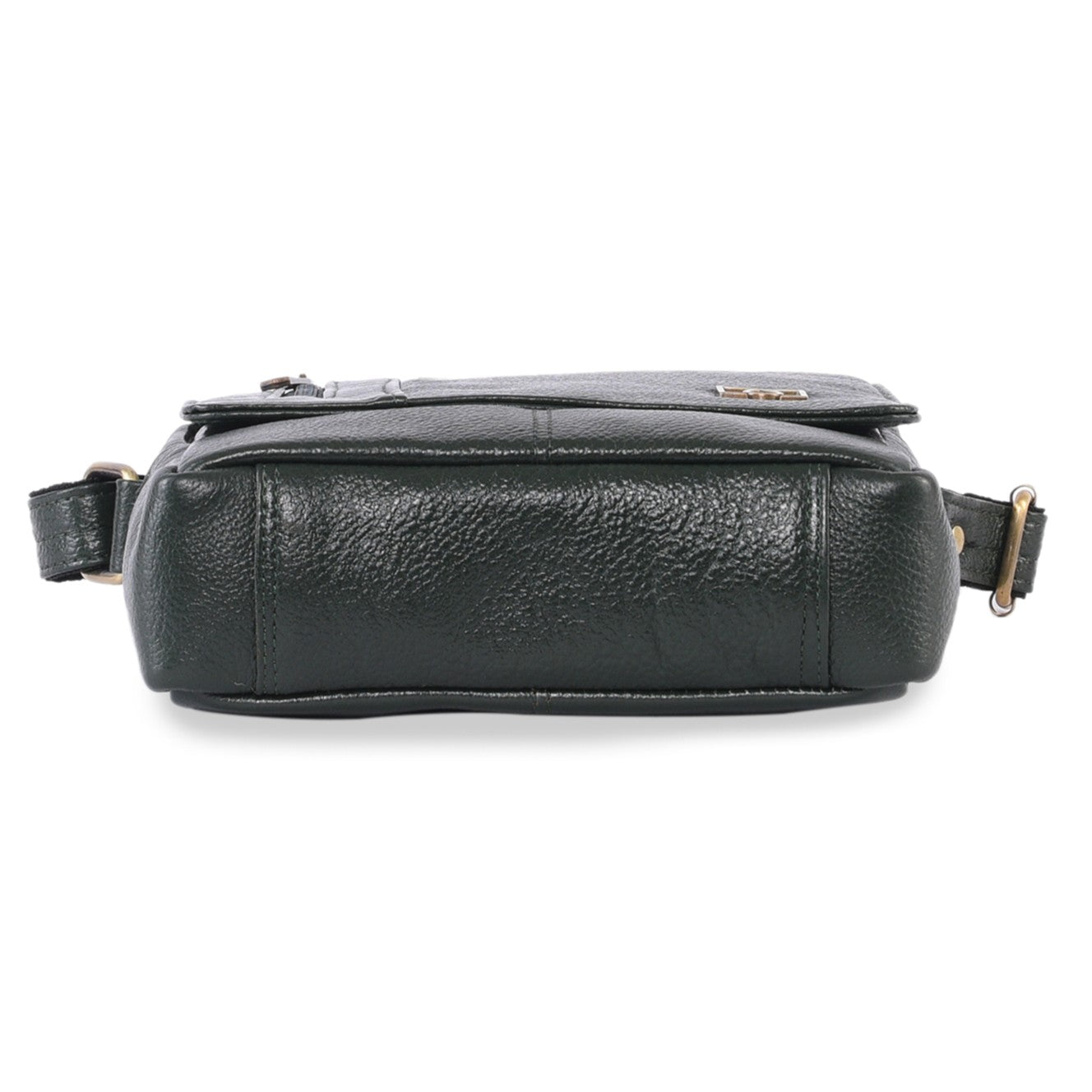 MARFIT Genuine Green Leather Crossbody Sling Bag for Men & Women