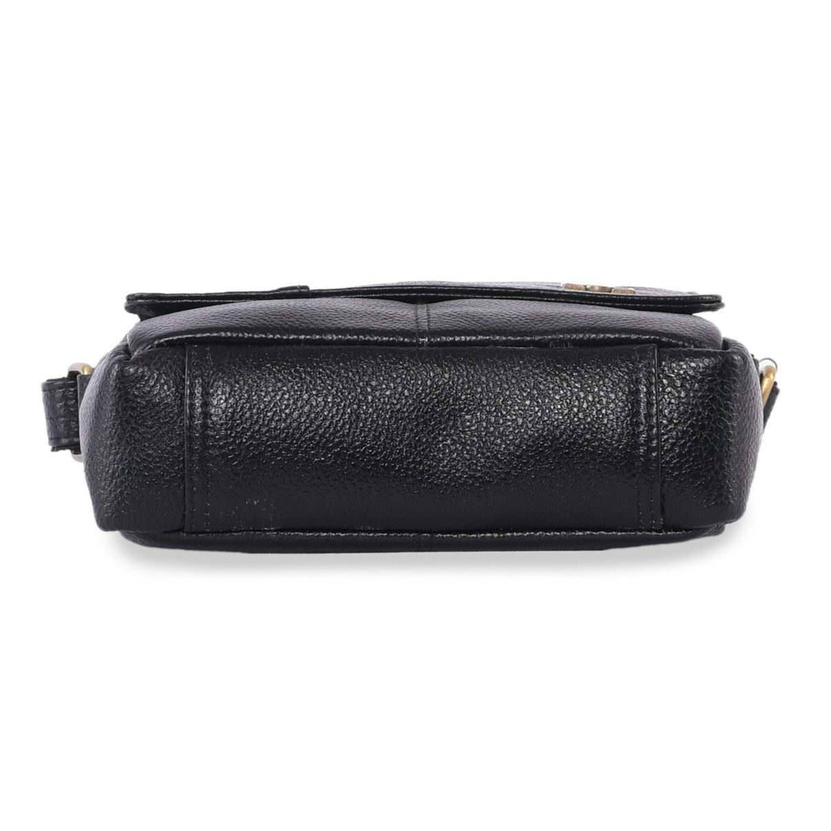 MARFIT Genuine Leather Crossbody Sling Bag for Men – Black | Adjustable Strap | Multiple Zip Pockets