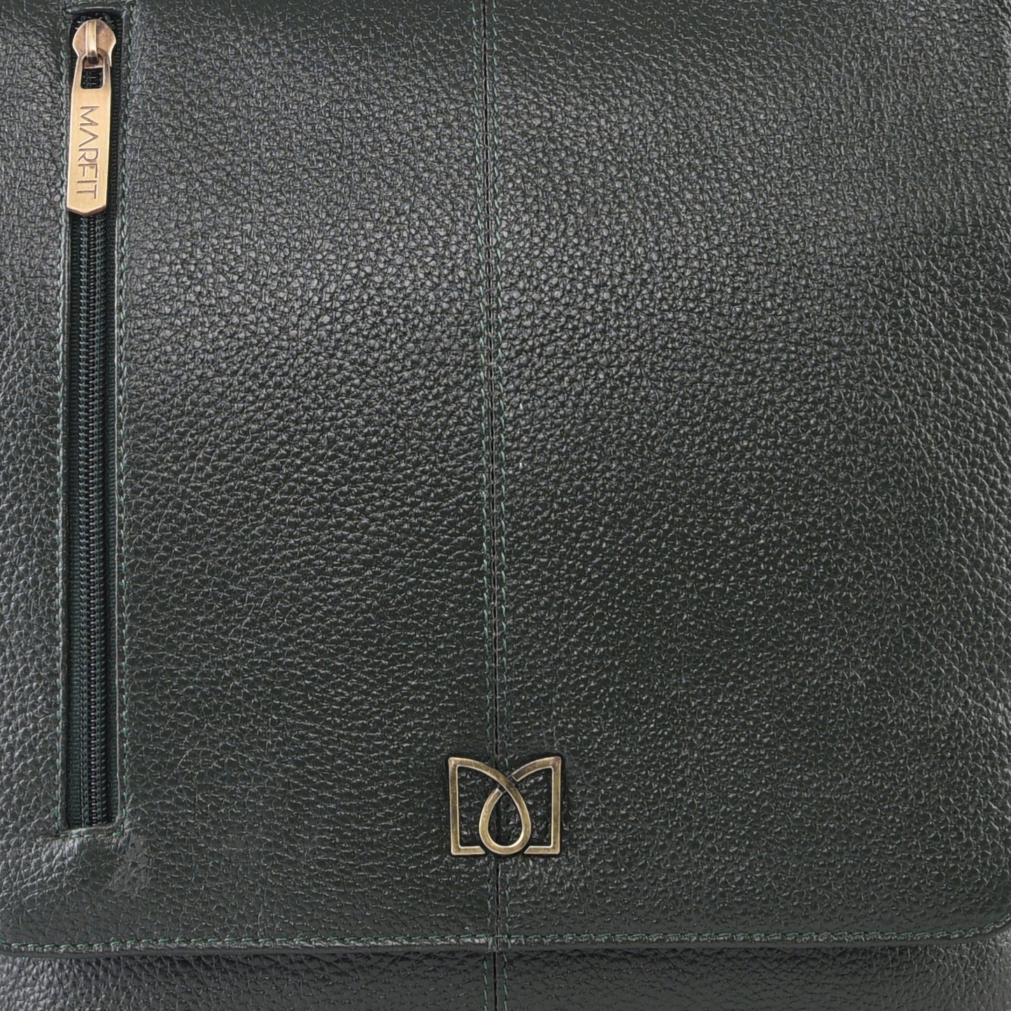 MARFIT Genuine Leather Sling Bag for Men & Women – Green | Premium Leather Crossbody Bag | SB1893001GRN