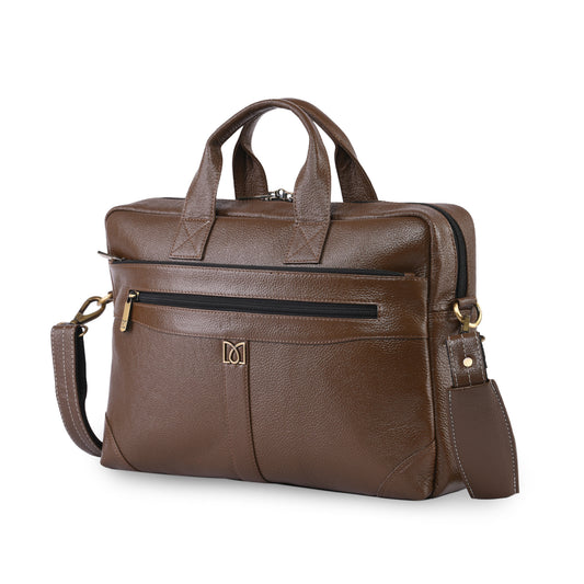 MARFIT Genuine Leather Laptop & Office Messenger Bag for Men MB2155026