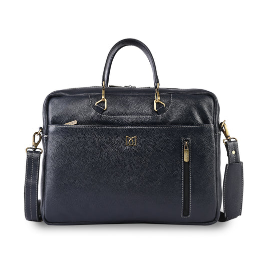 MARFIT Genuine Leather Convertible Messenger Bag with Hidden Backpack MB2155069