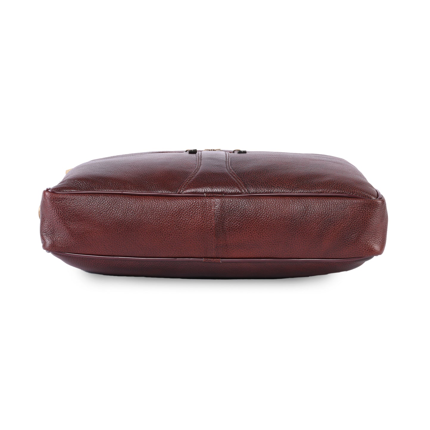 MARFIT Brown Genuine Leather Messenger Bag – Multi Pocket Laptop Office Bag