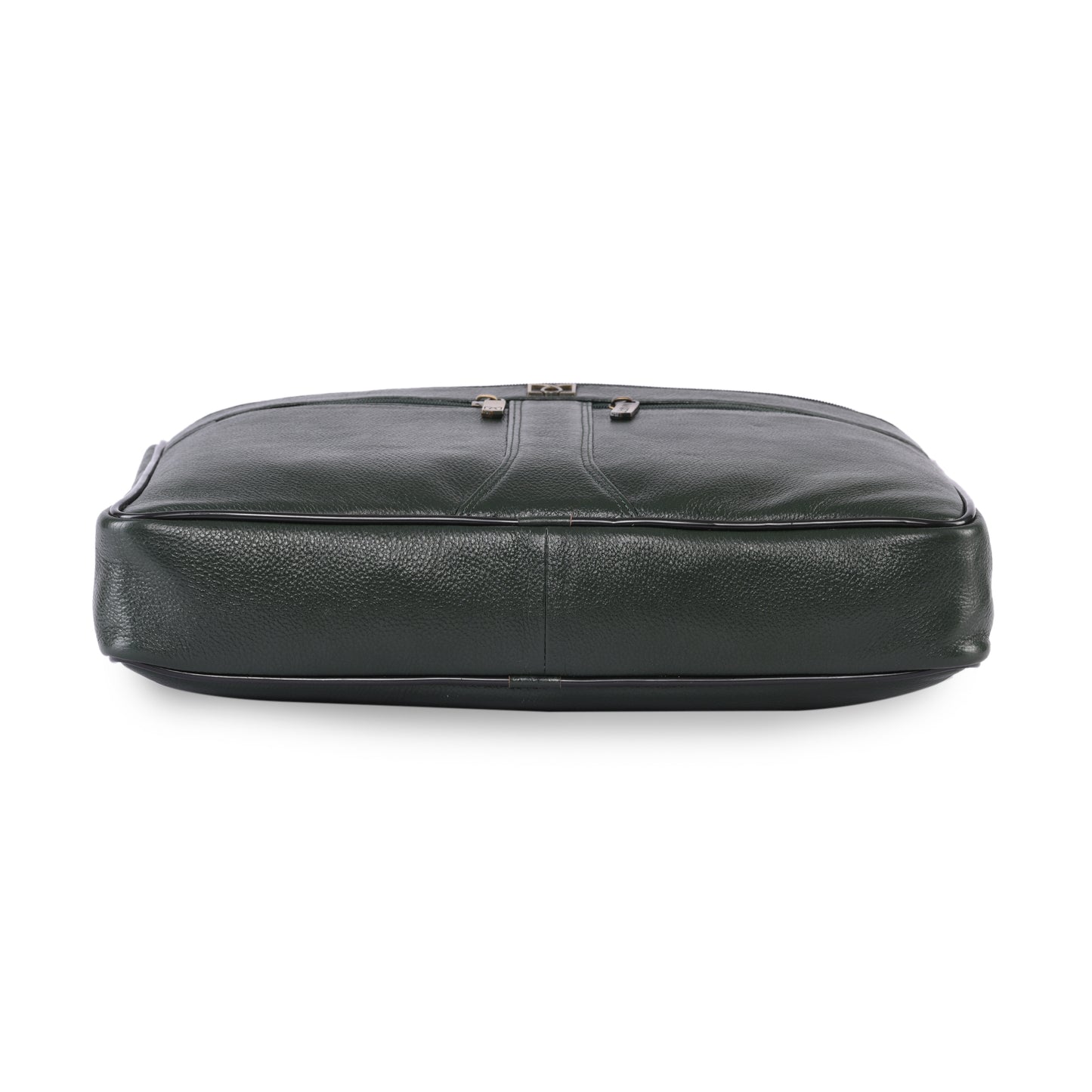 MARFIT Green Genuine Leather Messenger Bag – Multi Pocket Laptop Office Bag