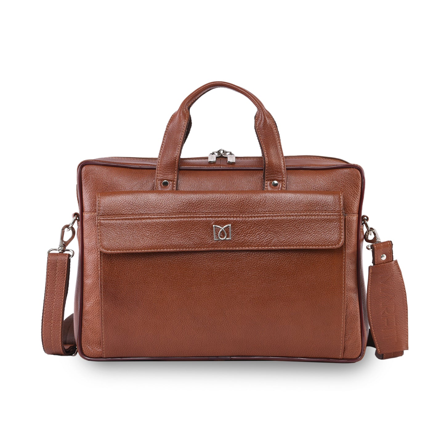 MARFIT Premium Genuine Leather Laptop Messenger Bag for Men MB2155014