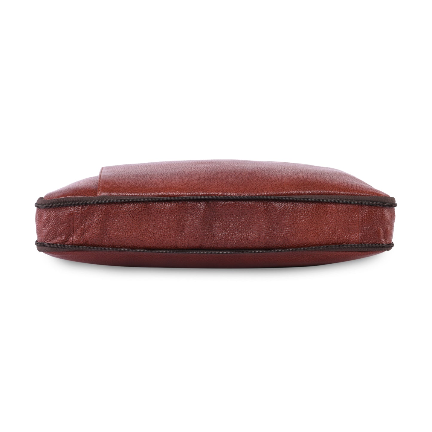MARFIT Expandable Genuine Leather Laptop Messenger Bag – Brown | Premium Office Briefcase with Shoulder Strap