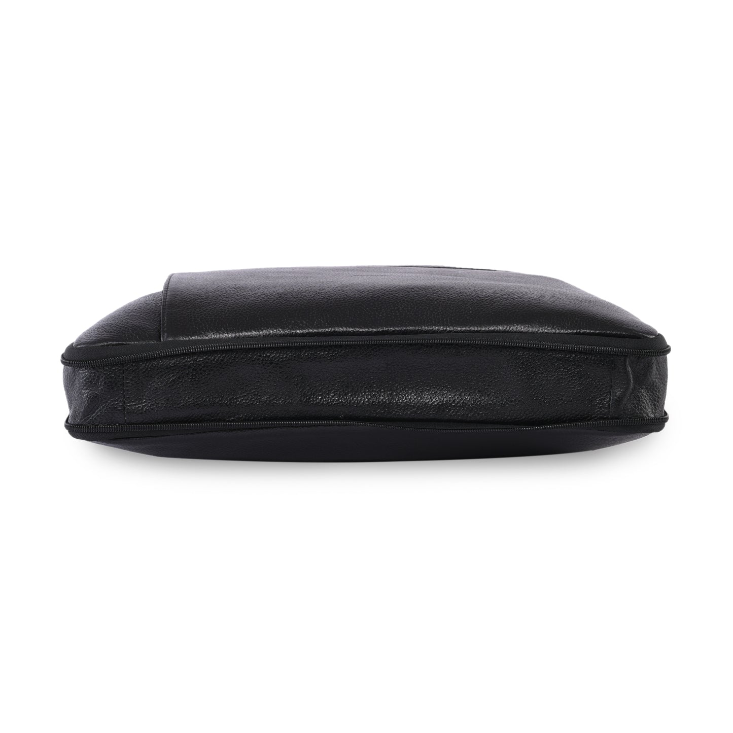 MARFIT Expandable Genuine Leather Laptop Messenger Bag – Black | Premium Office Briefcase with Shoulder Strap