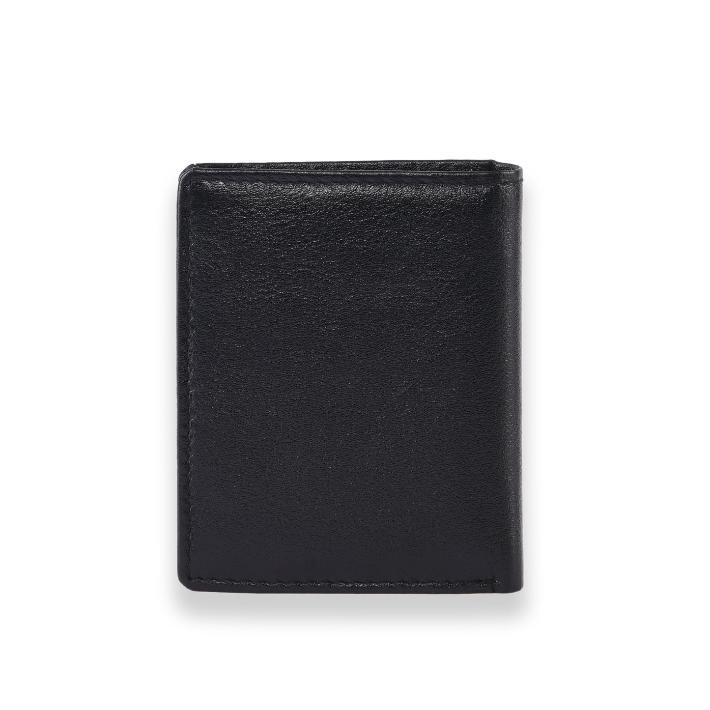 MARFIT Premium Black Leather Mini Wallet for Men | Slim Card Holder with Folded Note Compartment