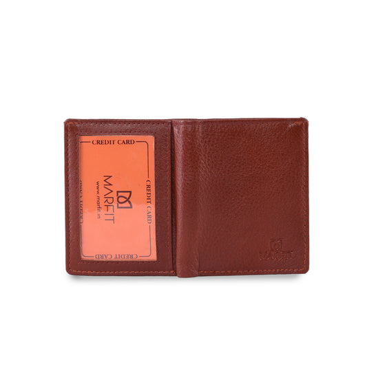 MARFIT Genuine Leather Mini Wallet for Men | Premium Card Holder | Compact Bifold Small Wallet