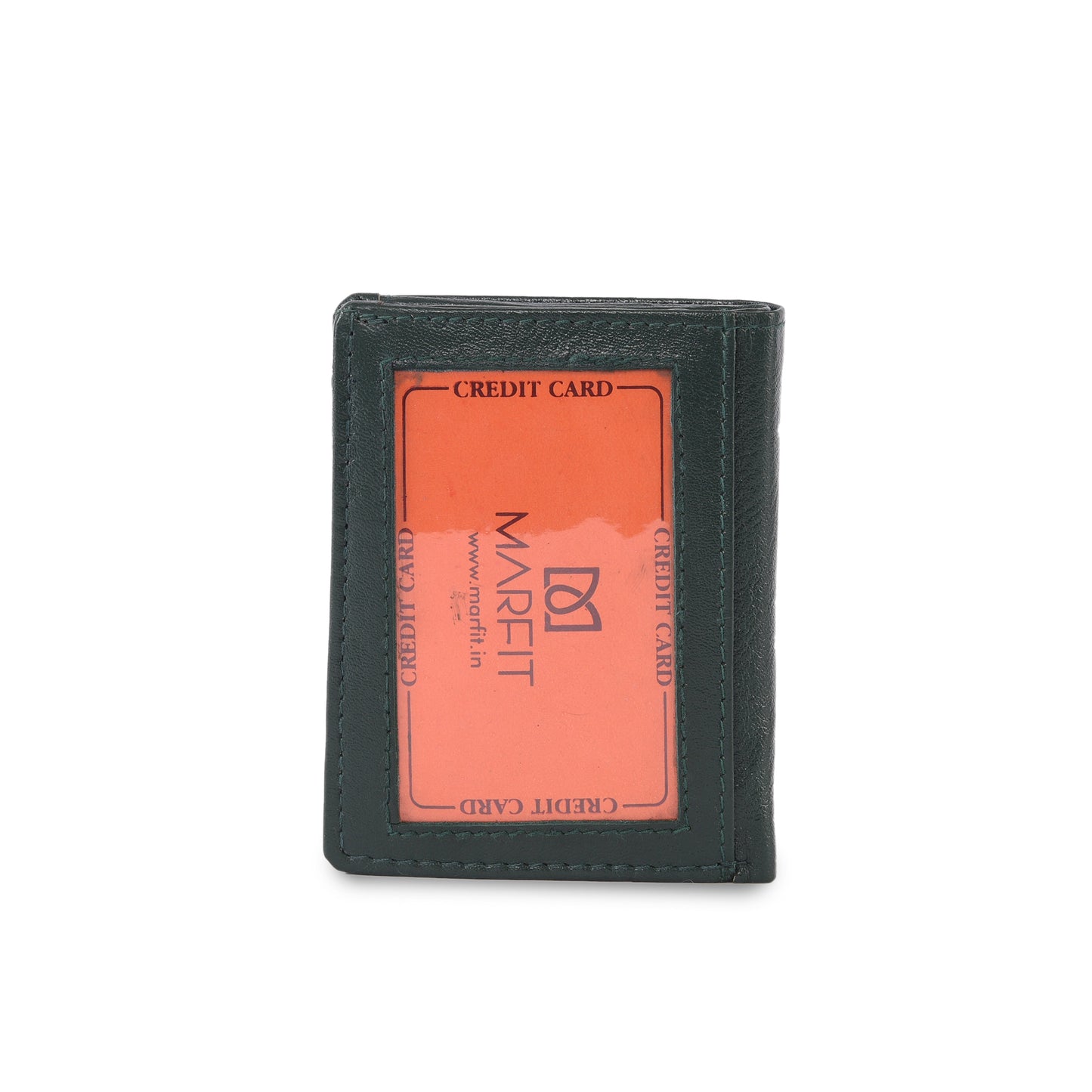 MARFIT Genuine Leather Small Card Holder Wallet for Men – Compact Bi-Fold Mini Wallet with Multiple Card Slots