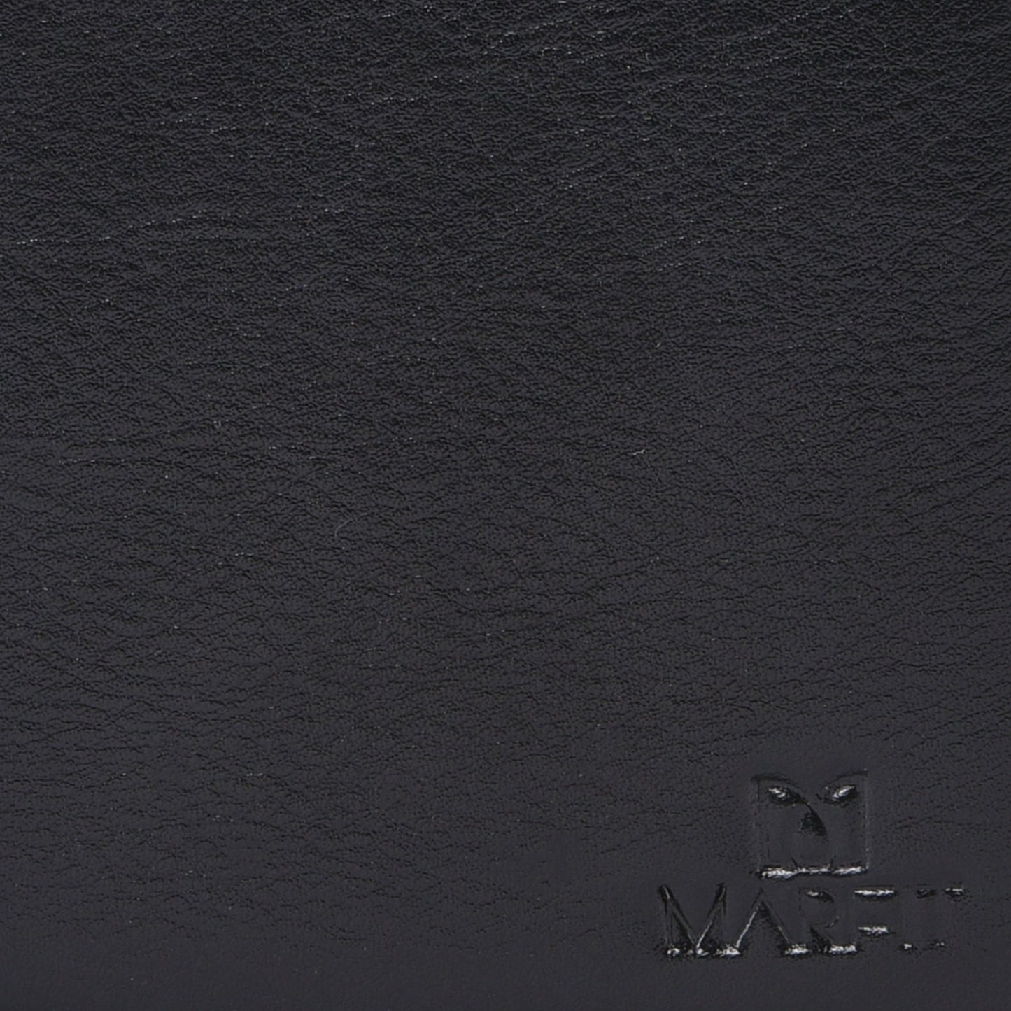 MARFIT Black Genuine Leather Note Case Wallet for Men – Slim Classic Design with Coin Pocket & Zip Compartment