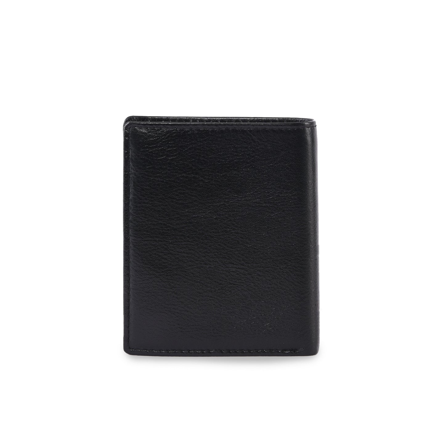 MARFIT Black Genuine Leather Note Case Wallet for Men – Slim Classic Design with Coin Pocket & Zip Compartment