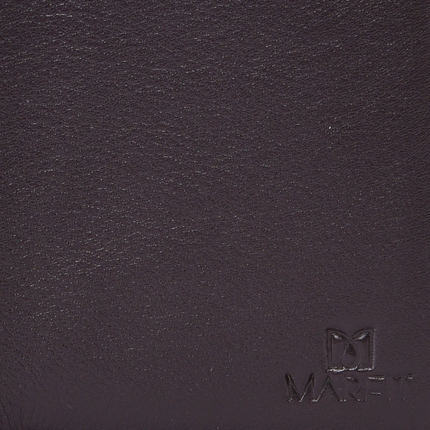 MARFIT Brown Genuine Leather Note Case Wallet for Men – Classic Plain Design with Coin Pocket & Zip Compartment
