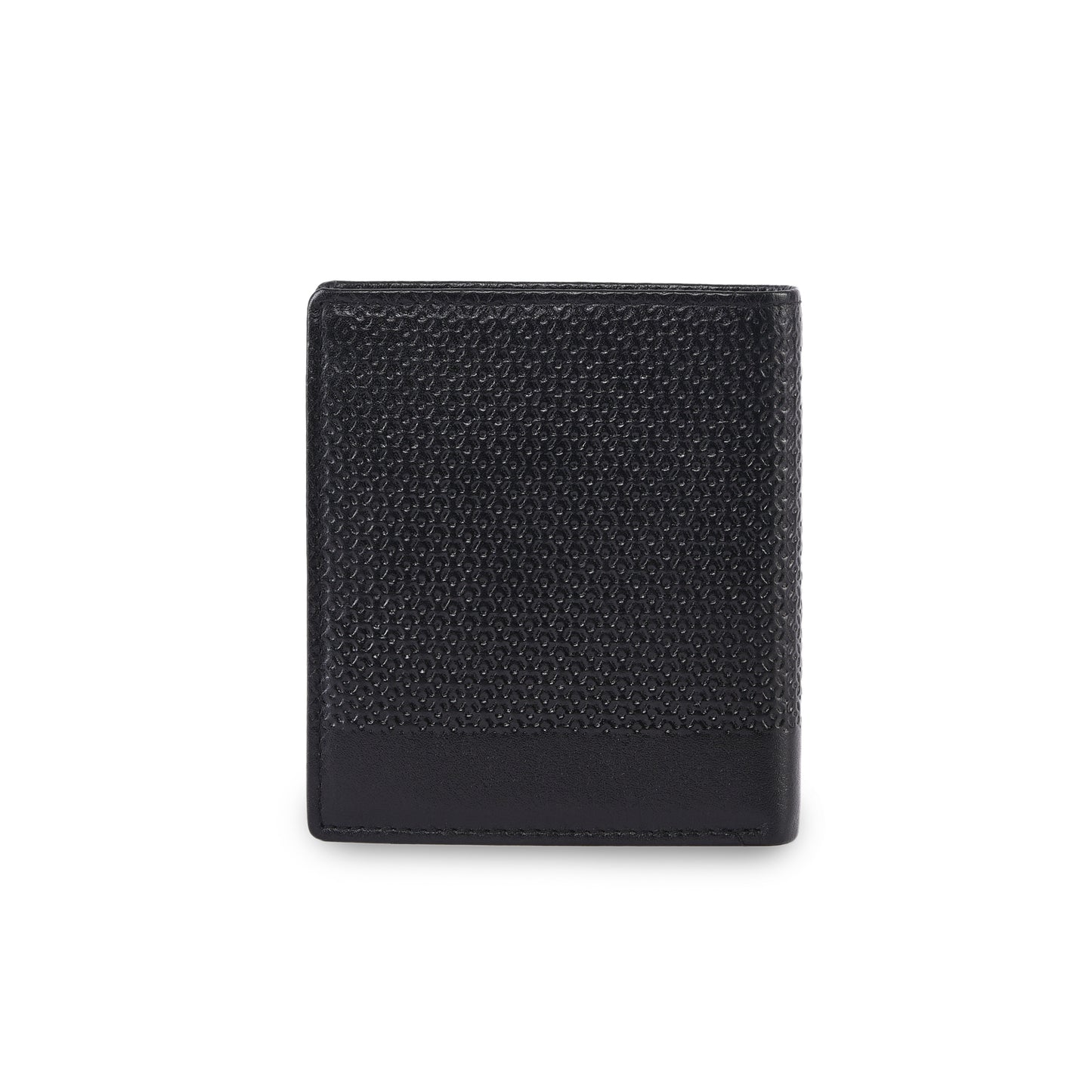 MARFIT Black Leather Note Case Wallet – Micro Emboss Design