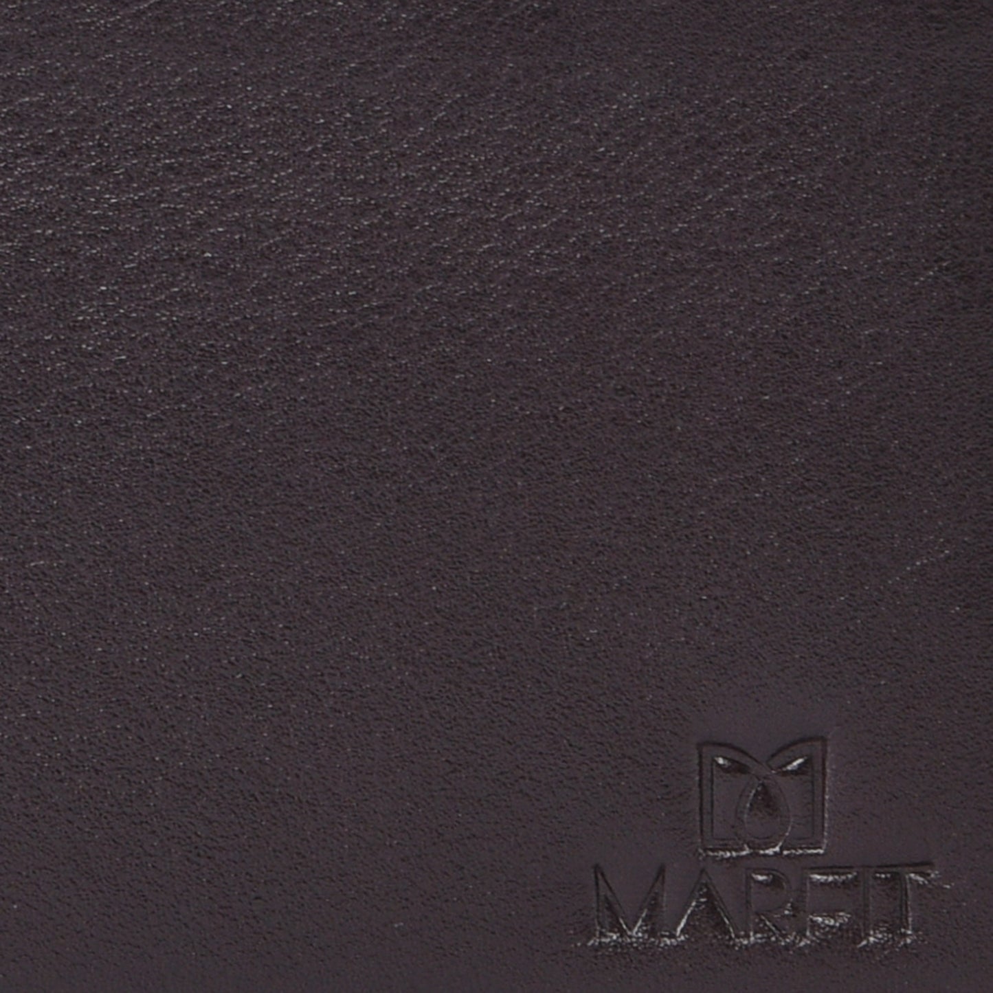 MARFIT Dark Brown Genuine Leather Bifold Wallet for Men – Dual Tone Design with Black Top Panel, Coin Pocket, ID Window & Card Slots