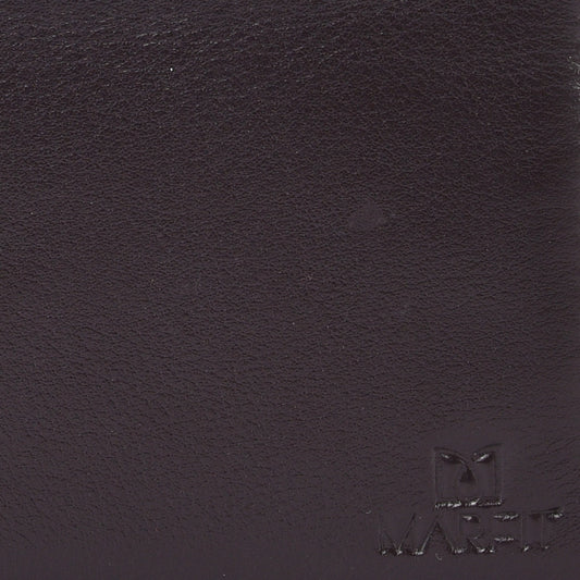 MARFIT Genuine Leather Wallet for Men – Brown Bifold Wallet with Coin Pocket & Multiple Card Slots